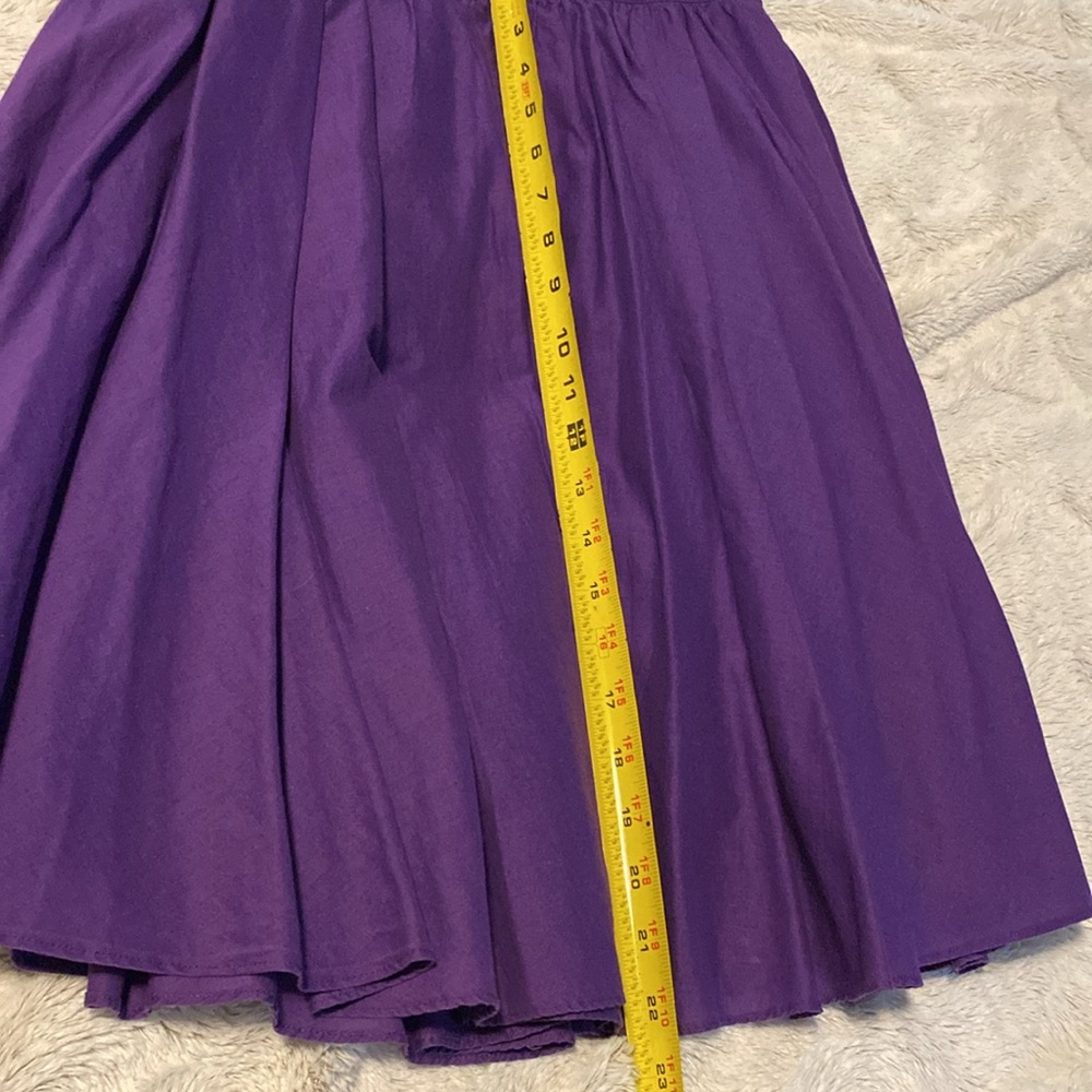 J. Crew Purple Midi Skirt - Picture 6 of 9